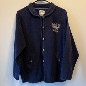 Disney Women's Navy Blue Cardigan